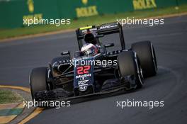 Jenson Button (GBR) McLaren MP4-31. 20.03.2016. Formula 1 World Championship, Rd 1, Australian Grand Prix, Albert Park, Melbourne, Australia, Race Day.