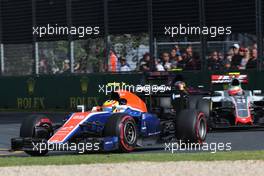 Rio Haryanto (IDN), Manor Racing  20.03.2016. Formula 1 World Championship, Rd 1, Australian Grand Prix, Albert Park, Melbourne, Australia, Race Day.