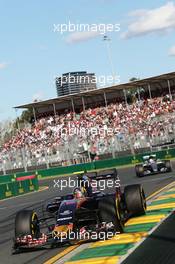 Carlos Sainz Jr (ESP) Scuderia Toro Rosso STR11. 20.03.2016. Formula 1 World Championship, Rd 1, Australian Grand Prix, Albert Park, Melbourne, Australia, Race Day.
