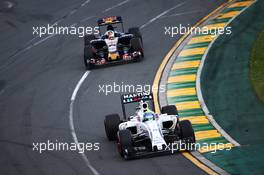 Felipe Massa (BRA) Williams FW38. 20.03.2016. Formula 1 World Championship, Rd 1, Australian Grand Prix, Albert Park, Melbourne, Australia, Race Day.