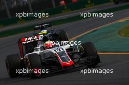 Esteban Gutierrez (MEX) Haas F1 Team VF-16. 20.03.2016. Formula 1 World Championship, Rd 1, Australian Grand Prix, Albert Park, Melbourne, Australia, Race Day.