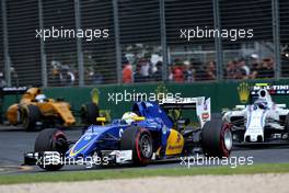 Marcus Ericsson (SWE), Sauber F1 Team  20.03.2016. Formula 1 World Championship, Rd 1, Australian Grand Prix, Albert Park, Melbourne, Australia, Race Day.