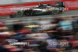 Sergio Perez (MEX) Sahara Force India F1 VJM09. 19.03.2016. Formula 1 World Championship, Rd 1, Australian Grand Prix, Albert Park, Melbourne, Australia, Qualifying Day.