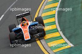 Pascal Wehrlein (GER) Manor Racing MRT05. 19.03.2016. Formula 1 World Championship, Rd 1, Australian Grand Prix, Albert Park, Melbourne, Australia, Qualifying Day.