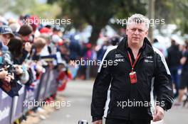 Otmar Szafnauer (USA) Sahara Force India F1 Chief Operating Officer. 19.03.2016. Formula 1 World Championship, Rd 1, Australian Grand Prix, Albert Park, Melbourne, Australia, Qualifying Day.