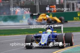 Marcus Ericsson (SWE) Sauber C35. 19.03.2016. Formula 1 World Championship, Rd 1, Australian Grand Prix, Albert Park, Melbourne, Australia, Qualifying Day.