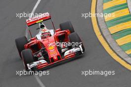 Kimi Raikkonen (FIN) Ferrari SF16-H. 19.03.2016. Formula 1 World Championship, Rd 1, Australian Grand Prix, Albert Park, Melbourne, Australia, Qualifying Day.