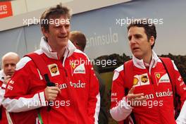 James Allison (GBR) Ferrari Chassis Technical Director (Left). 19.03.2016. Formula 1 World Championship, Rd 1, Australian Grand Prix, Albert Park, Melbourne, Australia, Qualifying Day.