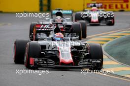 Romain Grosjean (FRA), Haas F1 Team  19.03.2016. Formula 1 World Championship, Rd 1, Australian Grand Prix, Albert Park, Melbourne, Australia, Qualifying Day.