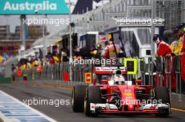 Sebastian Vettel (GER) Ferrari SF16-H. 19.03.2016. Formula 1 World Championship, Rd 1, Australian Grand Prix, Albert Park, Melbourne, Australia, Qualifying Day.