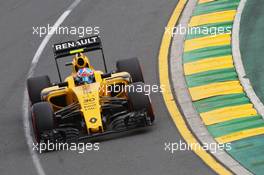 Jolyon Palmer (GBR) Renault Sport F1 Team RS16. 19.03.2016. Formula 1 World Championship, Rd 1, Australian Grand Prix, Albert Park, Melbourne, Australia, Qualifying Day.