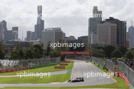 Lewis Hamilton (GBR) Mercedes AMG F1 W07 Hybrid. 19.03.2016. Formula 1 World Championship, Rd 1, Australian Grand Prix, Albert Park, Melbourne, Australia, Qualifying Day.