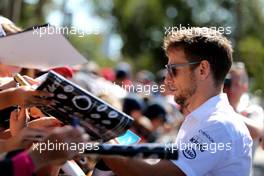 Jenson Button (GBR), McLaren Honda  20.03.2016. Formula 1 World Championship, Rd 1, Australian Grand Prix, Albert Park, Melbourne, Australia, Race Day.