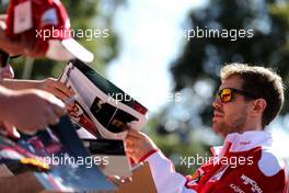 Sebastian Vettel (GER), Scuderia Ferrari  20.03.2016. Formula 1 World Championship, Rd 1, Australian Grand Prix, Albert Park, Melbourne, Australia, Race Day.