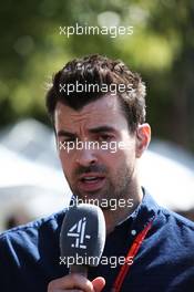 Steve Jones (GBR) Channel 4 F1 Presenter. 20.03.2016. Formula 1 World Championship, Rd 1, Australian Grand Prix, Albert Park, Melbourne, Australia, Race Day.