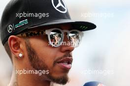 Lewis Hamilton (GBR) Mercedes AMG F1. 17.03.2016. Formula 1 World Championship, Rd 1, Australian Grand Prix, Albert Park, Melbourne, Australia, Preparation Day.