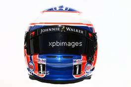 The helmet of Jenson Button (GBR) McLaren. 17.03.2016. Formula 1 World Championship, Rd 1, Australian Grand Prix, Albert Park, Melbourne, Australia, Preparation Day.