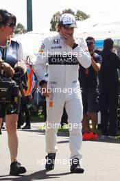 Fernando Alonso (ESP) McLaren. 17.03.2016. Formula 1 World Championship, Rd 1, Australian Grand Prix, Albert Park, Melbourne, Australia, Preparation Day.