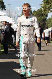 Nico Rosberg (GER) Mercedes AMG F1. 17.03.2016. Formula 1 World Championship, Rd 1, Australian Grand Prix, Albert Park, Melbourne, Australia, Preparation Day.