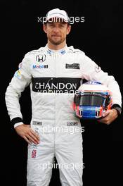 Jenson Button (GBR) McLaren. 17.03.2016. Formula 1 World Championship, Rd 1, Australian Grand Prix, Albert Park, Melbourne, Australia, Preparation Day.