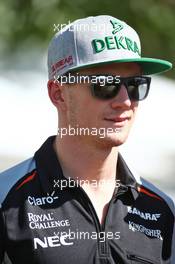 Nico Hulkenberg (GER) Sahara Force India F1. 17.03.2016. Formula 1 World Championship, Rd 1, Australian Grand Prix, Albert Park, Melbourne, Australia, Preparation Day.