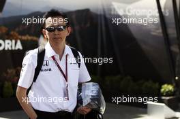 Yusuke Hasegawa (JPN) Head of Honda F1 Programme. 17.03.2016. Formula 1 World Championship, Rd 1, Australian Grand Prix, Albert Park, Melbourne, Australia, Preparation Day.