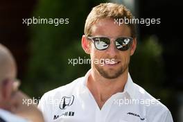 Jenson Button (GBR) McLaren. 17.03.2016. Formula 1 World Championship, Rd 1, Australian Grand Prix, Albert Park, Melbourne, Australia, Preparation Day.