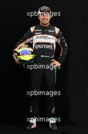 Sergio Perez (MEX) Sahara Force India F1. 17.03.2016. Formula 1 World Championship, Rd 1, Australian Grand Prix, Albert Park, Melbourne, Australia, Preparation Day.