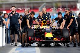 Red Bull Racing  17.03.2016. Formula 1 World Championship, Rd 1, Australian Grand Prix, Albert Park, Melbourne, Australia, Preparation Day.
