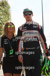 Nico Hulkenberg (GER) Sahara Force India F1. 17.03.2016. Formula 1 World Championship, Rd 1, Australian Grand Prix, Albert Park, Melbourne, Australia, Preparation Day.