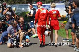 Sebastian Vettel (GER) Ferrari. 17.03.2016. Formula 1 World Championship, Rd 1, Australian Grand Prix, Albert Park, Melbourne, Australia, Preparation Day.