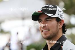 Sergio Perez (MEX) Sahara Force India F1. 17.03.2016. Formula 1 World Championship, Rd 1, Australian Grand Prix, Albert Park, Melbourne, Australia, Preparation Day.