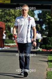 Valtteri Bottas (FIN) Williams. 17.03.2016. Formula 1 World Championship, Rd 1, Australian Grand Prix, Albert Park, Melbourne, Australia, Preparation Day.