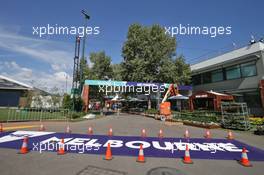 The paddock entrance. 16.03.2016. Formula 1 World Championship, Rd 1, Australian Grand Prix, Albert Park, Melbourne, Australia, Preparation Day.