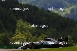 Lewis Hamilton (GBR) Mercedes AMG F1 W07 Hybrid. 01.07.2016. Formula 1 World Championship, Rd 9, Austrian Grand Prix, Spielberg, Austria, Practice Day.