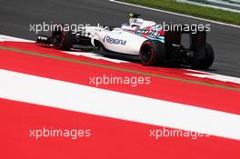 Valtteri Bottas (FIN) Williams FW38. 01.07.2016. Formula 1 World Championship, Rd 9, Austrian Grand Prix, Spielberg, Austria, Practice Day.