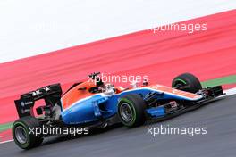 Pascal Wehrlein (GER), Manor Racing  01.07.2016. Formula 1 World Championship, Rd 9, Austrian Grand Prix, Spielberg, Austria, Practice Day.
