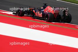 Daniil Kvyat (RUS) Scuderia Toro Rosso STR11. 01.07.2016. Formula 1 World Championship, Rd 9, Austrian Grand Prix, Spielberg, Austria, Practice Day.