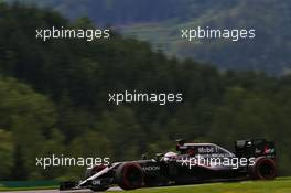 Fernando Alonso (ESP) McLaren MP4-31. 01.07.2016. Formula 1 World Championship, Rd 9, Austrian Grand Prix, Spielberg, Austria, Practice Day.