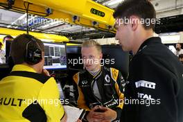 Kevin Magnussen (DEN), Renault Sport F1 Team and Esteban Ocon (FRA), Third Driver, Renault Sport F1 Team  01.07.2016. Formula 1 World Championship, Rd 9, Austrian Grand Prix, Spielberg, Austria, Practice Day.