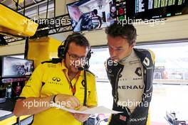 Julien Simon-Chautemps (FRA), Renault Sport F1 Team and Jolyon Palmer (GBR), Renault Sport F1 Team  01.07.2016. Formula 1 World Championship, Rd 9, Austrian Grand Prix, Spielberg, Austria, Practice Day.