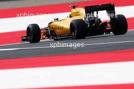 Jolyon Palmer (GBR) Renault Sport F1 Team RS16. 01.07.2016. Formula 1 World Championship, Rd 9, Austrian Grand Prix, Spielberg, Austria, Practice Day.