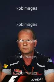 Graham Watson (GBR) Scuderia Toro Rosso Team Manager in the FIA Press Conference. 01.07.2016. Formula 1 World Championship, Rd 9, Austrian Grand Prix, Spielberg, Austria, Practice Day.