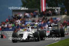 Valtteri Bottas (FIN) Williams FW38. 01.07.2016. Formula 1 World Championship, Rd 9, Austrian Grand Prix, Spielberg, Austria, Practice Day.