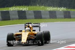 Kevin Magnussen (DEN) Renault Sport F1 Team RS16. 01.07.2016. Formula 1 World Championship, Rd 9, Austrian Grand Prix, Spielberg, Austria, Practice Day.