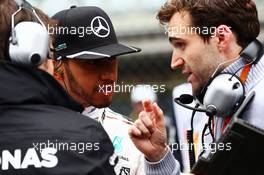 Lewis Hamilton (GBR) Mercedes AMG F1 on the grid. 03.07.2016. Formula 1 World Championship, Rd 9, Austrian Grand Prix, Spielberg, Austria, Race Day.