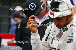 Lewis Hamilton (GBR) Mercedes AMG F1 on the grid. 03.07.2016. Formula 1 World Championship, Rd 9, Austrian Grand Prix, Spielberg, Austria, Race Day.