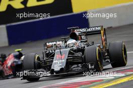 Fernando Alonso (ESP) McLaren MP4-31. 03.07.2016. Formula 1 World Championship, Rd 9, Austrian Grand Prix, Spielberg, Austria, Race Day.