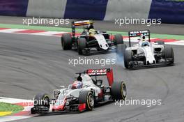 Romain Grosjean (FRA) Haas F1 Team VF-16. 03.07.2016. Formula 1 World Championship, Rd 9, Austrian Grand Prix, Spielberg, Austria, Race Day.