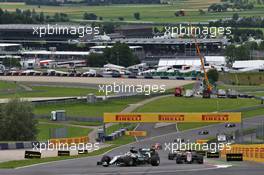 Lewis Hamilton (GBR) Mercedes AMG F1 W07 Hybrid. 03.07.2016. Formula 1 World Championship, Rd 9, Austrian Grand Prix, Spielberg, Austria, Race Day.